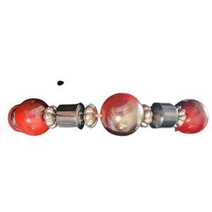 Red Glass Beaded Bracelet